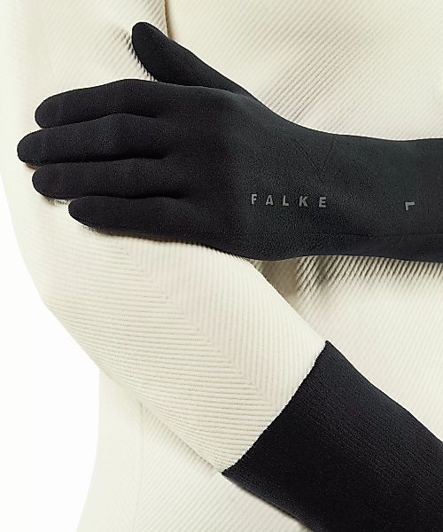FALKE Handschuhe, L-XL, Schwarz, Uni, 37651-300003 günstig online kaufen