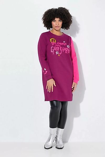 Angel of Style Sweatshirt Long-Sweatshirt Loose Fit 1 Ärmel in Pink günstig online kaufen