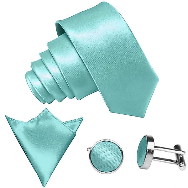 GASSANI Krawatte Satin Hochzeitskrawatte, Herren-Krawatte Hochzeit Schlips günstig online kaufen