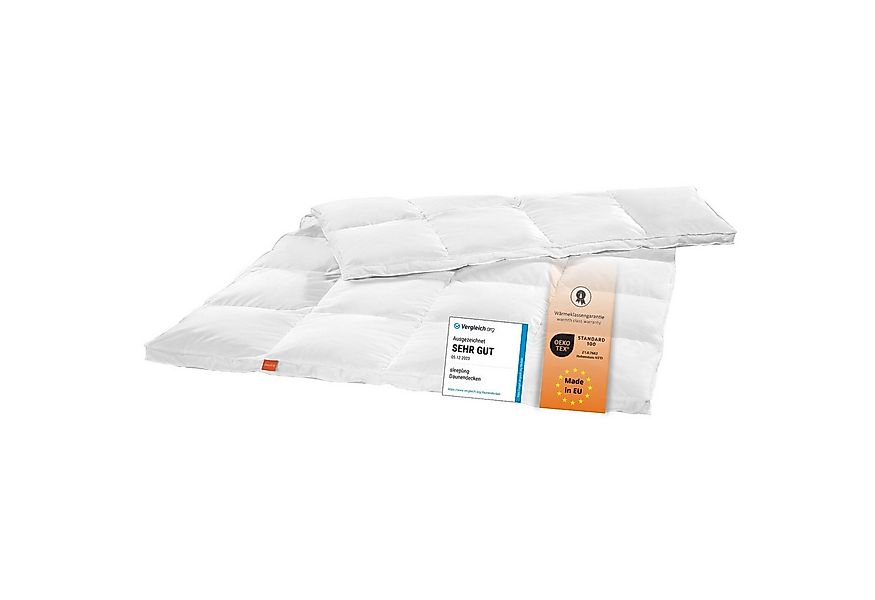 sleepling Daunenbettdecke Komfort, 135x200 cm, 155x220 cm, weitere Größen u günstig online kaufen