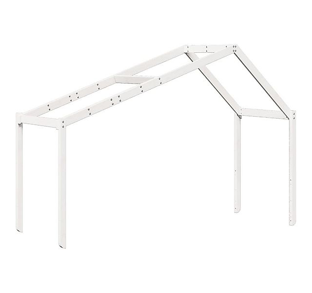 vidaXL Betthimmel Dach für Kinderbett Weiß 213x95,5x144,5 cm Massivholz Kie günstig online kaufen