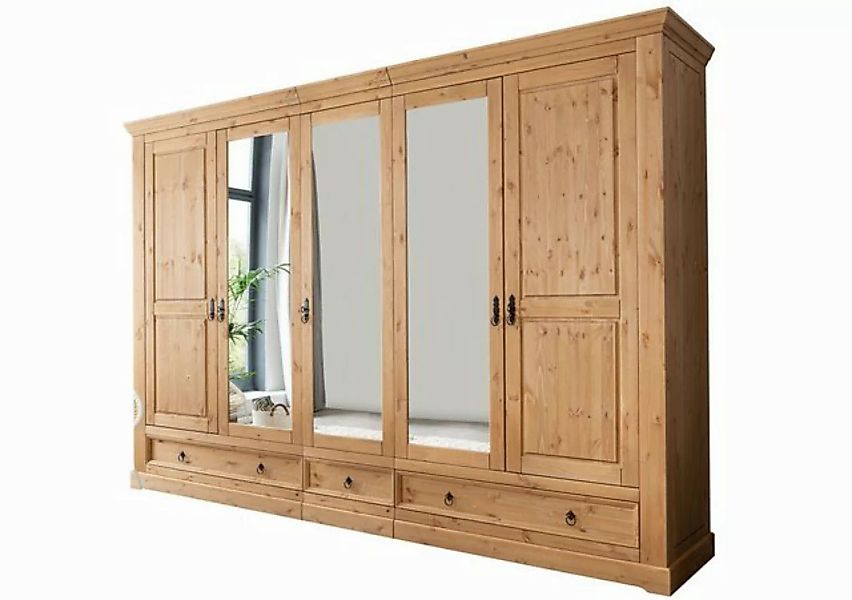 Lebenswert Kleiderschrank SZ-0079 (BxHxT: 310x215x62 cm) 310 x 215 x 62 cm günstig online kaufen