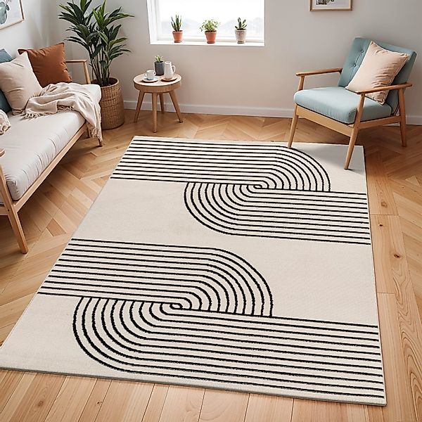 Livabliss Teppich »DEHLI«, rechteckig, 11 mm Höhe, Skandinavischer Teppich, günstig online kaufen