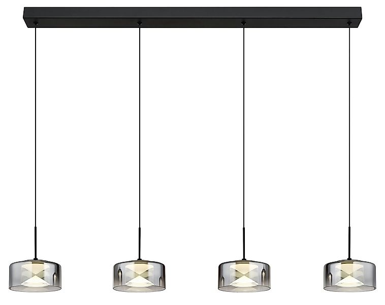 GLOBO LIGHTING LED Pendelleuchte BELINDA, LED fest integriert, Tageslichtwe günstig online kaufen