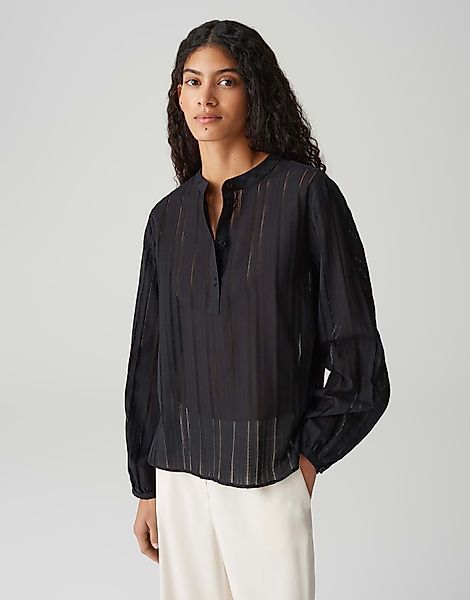 OPUS Langarmbluse FUEGA Loose mit zarter günstig online kaufen