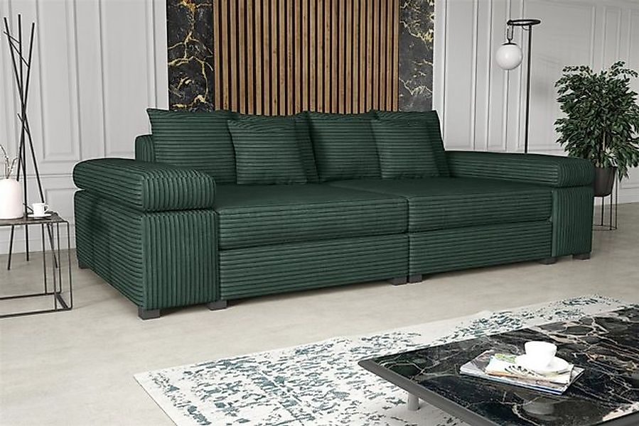 Fun Möbel Big-Sofa Couchgarnitur Megasofa Riesensofa AREZZO in Stoff, mit o günstig online kaufen