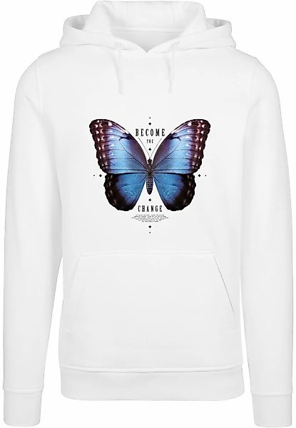 MisterTee Kapuzensweatshirt "MisterTee Herren Become The Change Butterfly H günstig online kaufen