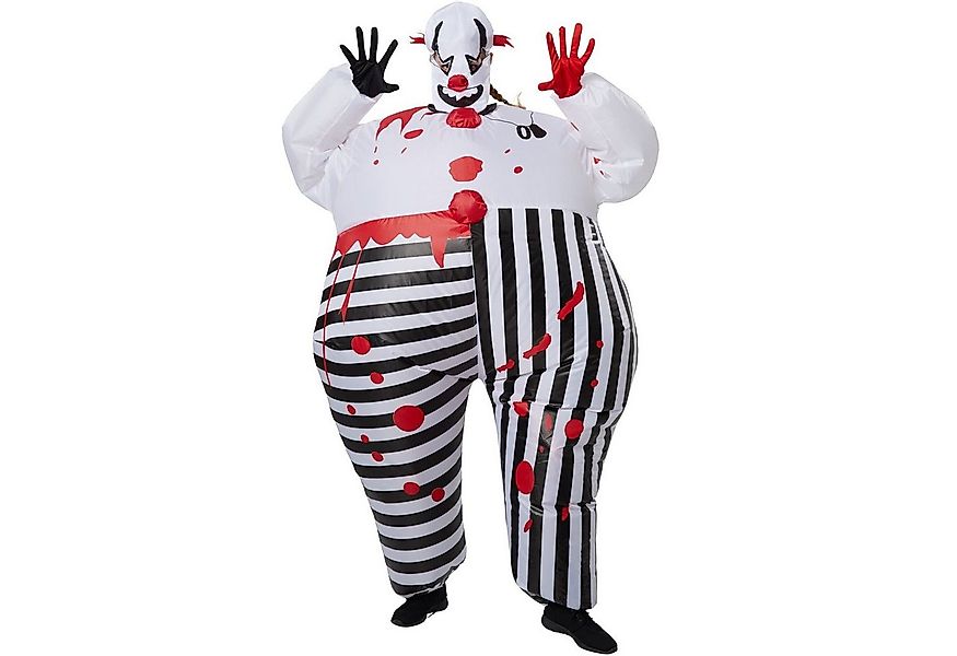 dressforfun Kostüm Aufblasbares Kostüm Horror-Clown, Aufblasbares Kostüm mi günstig online kaufen