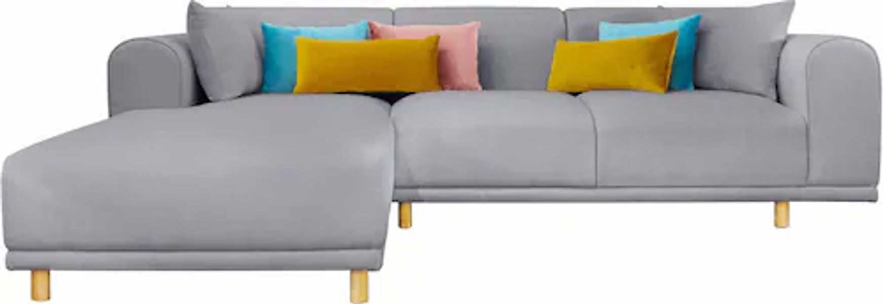 OTTO home Ecksofa »Maroon L-Form« in skandinavischem Design, mit losen Kiss günstig online kaufen