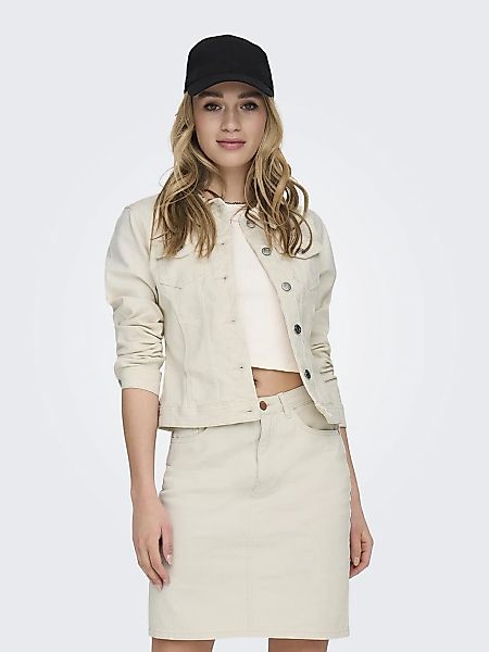 ONLY Jeansjacke "ONLWONDER – Jeansjacke mit Teilungsnähten und Stretch" seh günstig online kaufen