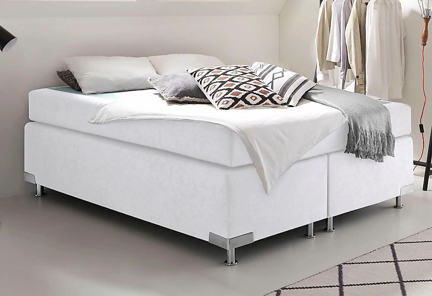 Westfalia Schlafkomfort Boxspringbett "Holland" ohne Kopfteil, frei im Raum günstig online kaufen