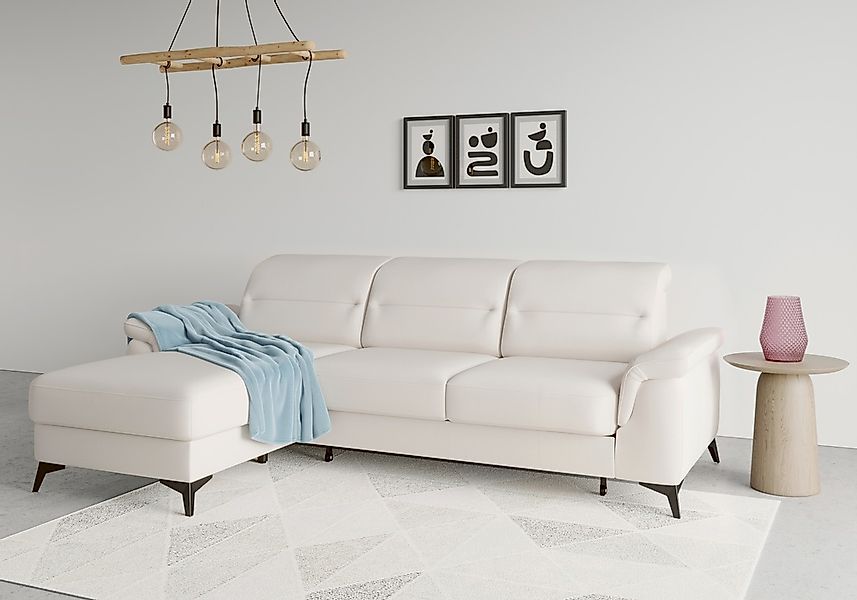 sit&more Ecksofa "Sinatra L-Form" mit Recamiere, optional mit Kopfteilverst günstig online kaufen