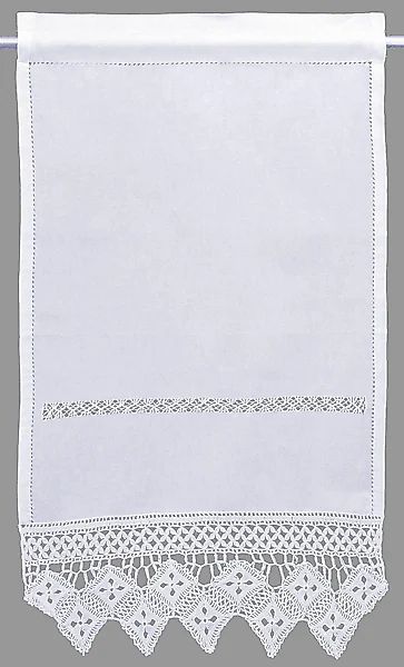 HOSSNER - ART OF HOME DECO Scheibengardine »BALDO«, (1 St.), Häkelspitze - günstig online kaufen