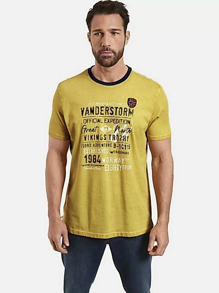 Jan Vanderstorm T-Shirt EELI Unikat durch oil-dyed Färbung günstig online kaufen