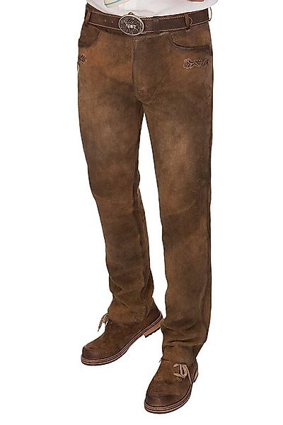 Maddox Trachtenlederhose Lederhose lang - FLORINUS - hellbraun günstig online kaufen
