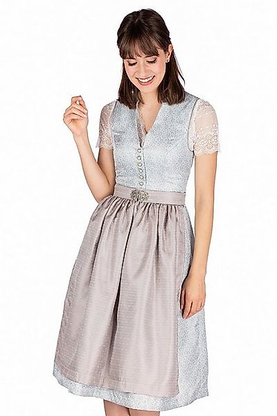 MarJo Dirndl Midi Dirndl 2tlg. - EDEN - eisblau/helltaupe günstig online kaufen