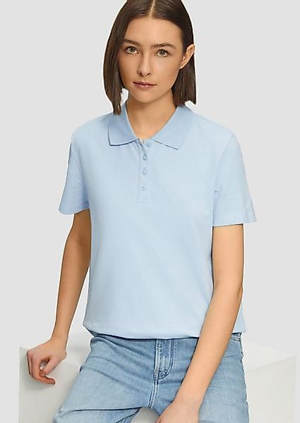 s.Oliver Poloshirt Piqué-Poloshirt aus Baumwollmix günstig online kaufen