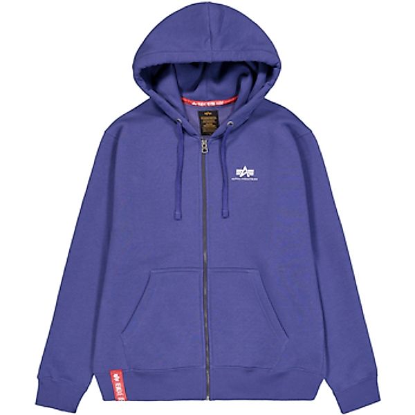 Alpha Industries  Sweatshirt Basic Zip Hoodie Small Logo - night purple günstig online kaufen