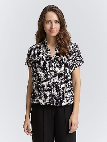TOM TAILOR Kurzarmbluse Bluse mit Muster günstig online kaufen