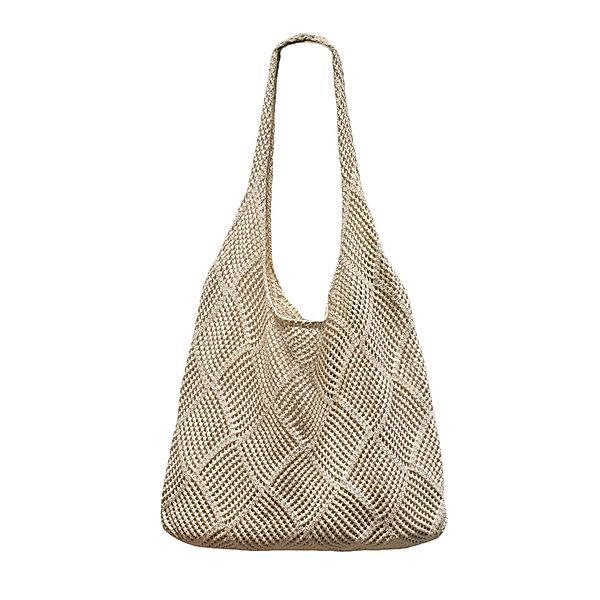 Coonoor Strandtasche Damen Häkeltasche,Umhängetasche Netz-Stricktasche,Schu günstig online kaufen
