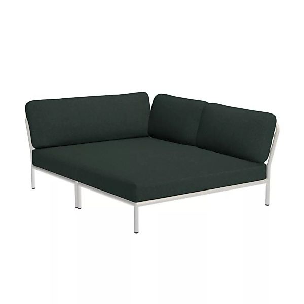 LEVEL Outdoor Eck-Sofa Lounge-Modul 5 Alpine Weiß Rechts günstig online kaufen