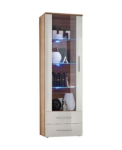 JVmoebel Vitrine Designer Braun Vitrine Stil Modern Wohnzimmermöbel Luxus N günstig online kaufen