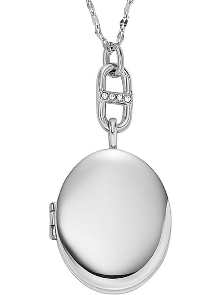 Fossil Collier Fossil Damen-Kette Edelstahl Glasstein günstig online kaufen