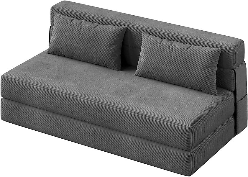 GarveeMore Schlafsofa mit Kissen,ausklappbares Zweisitzer-Sofa,umwandelbare günstig online kaufen