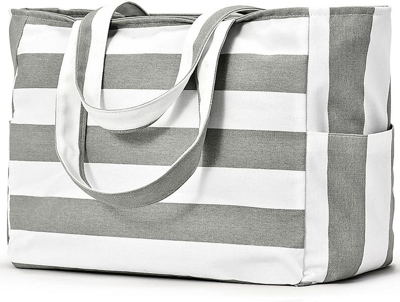 LuxusKollektion Strandtasche Strandtasche Damen Groß Canvas günstig online kaufen