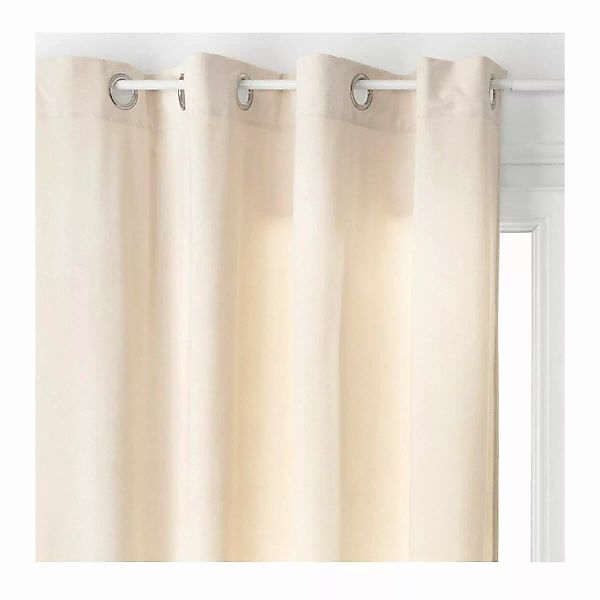 Vorhang Atmosphera Lilou Polyester Elfenbein (140 X 260 Cm) günstig online kaufen