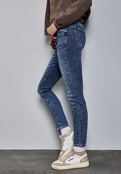 STREET ONE Slim-fit-Jeans "Style YORK", mit Nieten und Stretch günstig online kaufen
