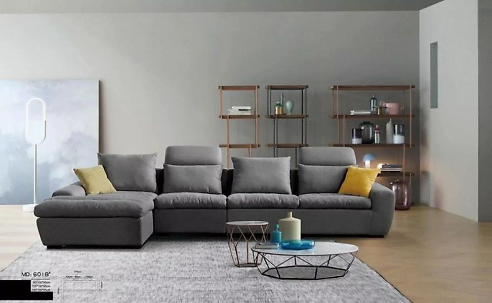 JVmoebel Ecksofa, Sofa Eck Couch Designer Ecke Couchen Wohn Landschaft Garn günstig online kaufen