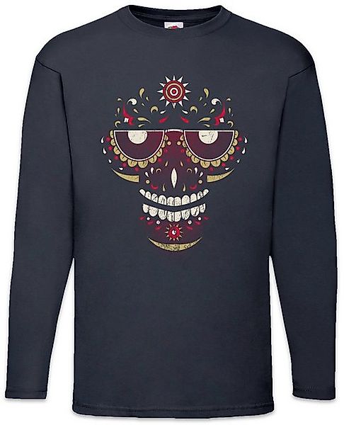 Urban Backwoods Langarmshirt Sugar Skull Face Langarm T-Shirt Schädel Mexik günstig online kaufen