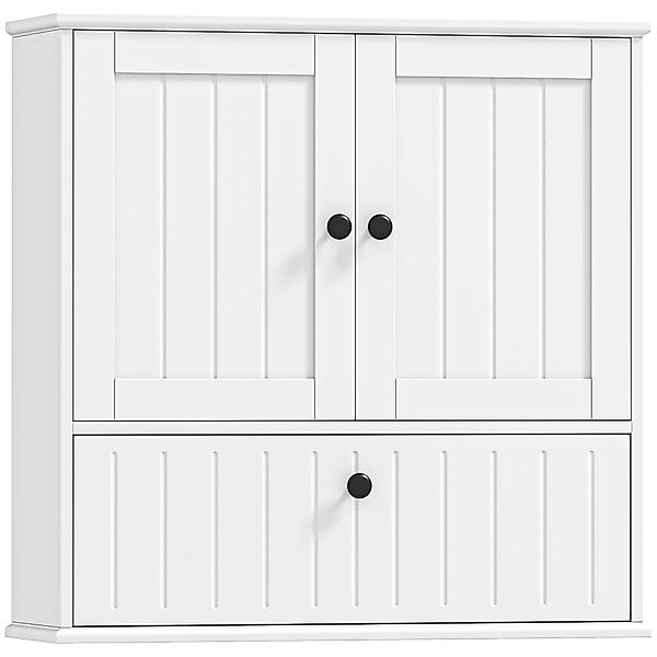 HOMCOM Wand-Badschrank, rustikaler hängender Badezimmerschrank mit verstell günstig online kaufen