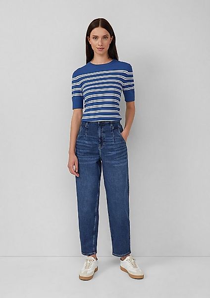 s.Oliver Weite Jeans Jeans-Hose Ankle Jeans / Regular Fit / High Rise / Bar günstig online kaufen