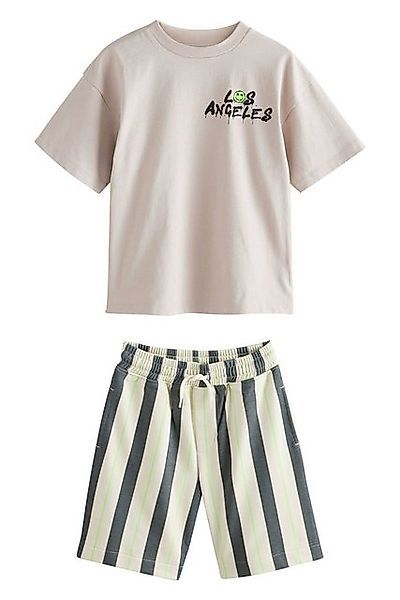 Next T-Shirt & Shorts T-Shirt und Shorts aus 100 % Baumwolle, Set (2-tlg) günstig online kaufen
