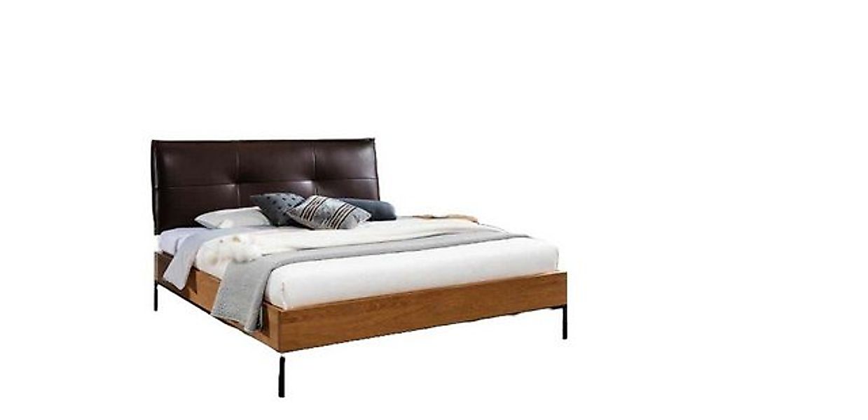 JVmoebel Bett Holz Loft Betten Polster Leder Textil Stoff Hote 140 160 x 20 günstig online kaufen