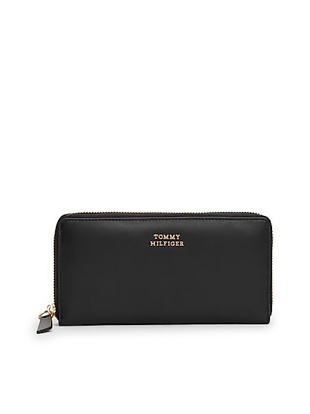 Tommy Hilfiger Geldbörse "TH LEATHER SLG LRG ZA", Damen Geldbeutel, Portemo günstig online kaufen