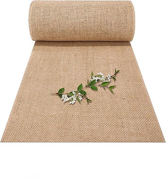 Montegoni Tischläufer Jute Tischläufer 30x1000 cm – Rustikale Tischdekorati günstig online kaufen