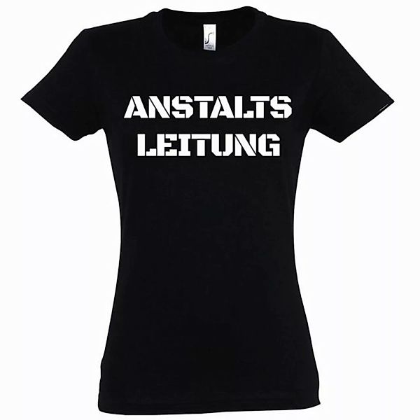 Youth Designz T-Shirt ANSTALTSLEITUNG Damen Shirt mit lustigem Frontprint günstig online kaufen