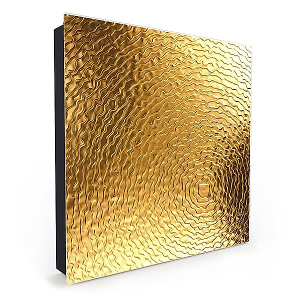 Primedeco Schlüsselkasten Magnetpinnwand mit Glasfront Metallische günstig online kaufen