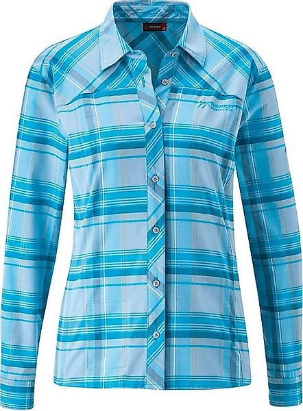 Maier Sports Outdoorhemd Da-Hemd 1/1 Arm el. - Merta L/S BLUE/WHITE CHECK günstig online kaufen