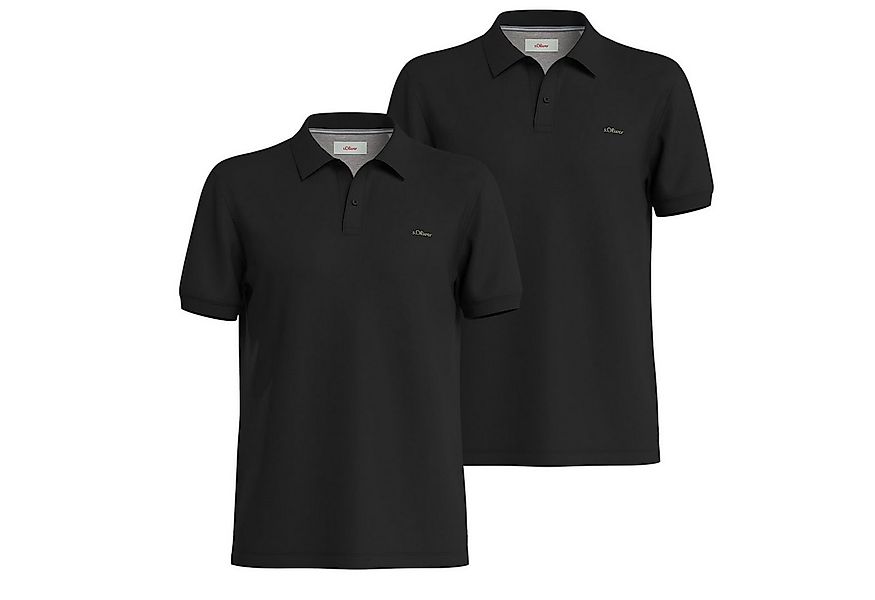 s.Oliver Poloshirt Poloshirt kurzarm, Piqué, Kragen, Knöpfe günstig online kaufen