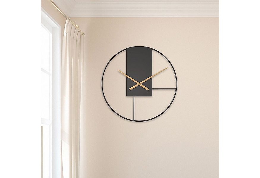 REDOM Wanduhr Retro Industrial Dekouhr aus Eisen Wohnzimmeruhr Uhr für die günstig online kaufen