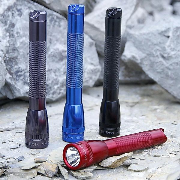 Maglite Xenon-Taschenlampe Mini, 2-Cell AA, Holster, rot günstig online kaufen