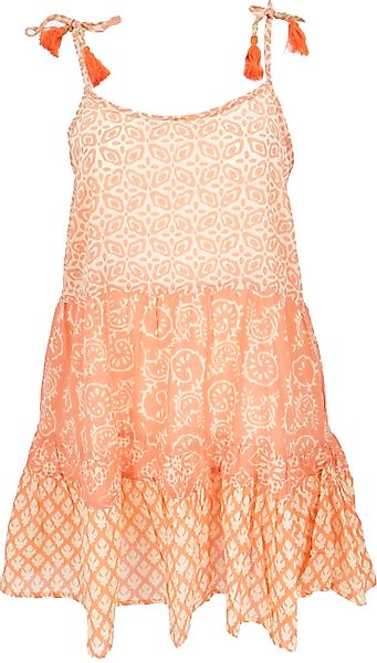 Guru-Shop Midikleid Boho Minikleid, luftiges Stufenkleid günstig online kaufen