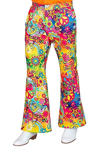 Karneval-Klamotten Hippie-Kostüm Herren Flower Power Peace und Love 60er Ja günstig online kaufen