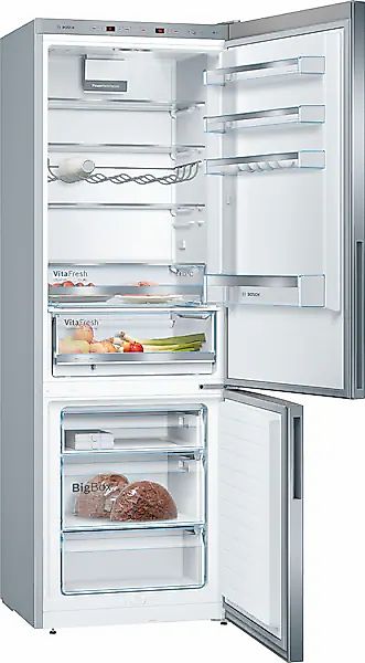 BOSCH Kühl-/Gefrierkombination »KGE49AICA«, XXL Fassungsvolumen von 419 l günstig online kaufen