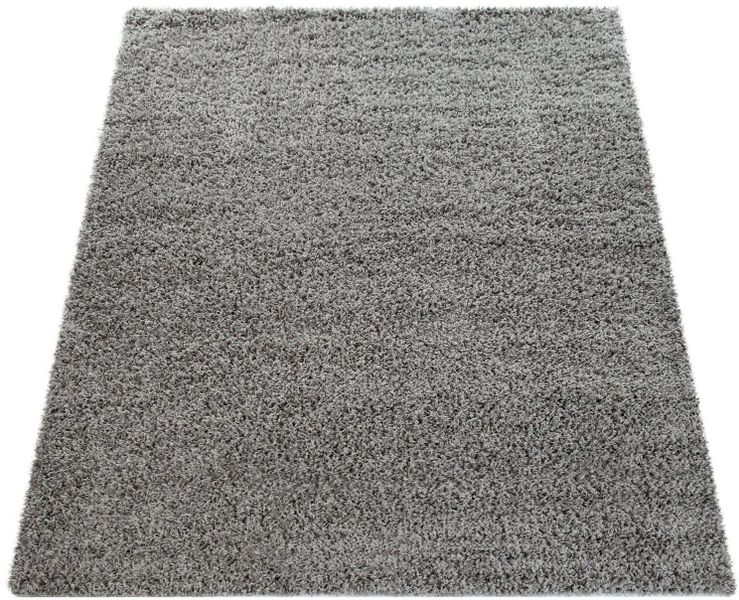 Paco Home Teppich "Twister 500" rechteckig 44 mm Höhe Uni Hochflor Shaggy m günstig online kaufen