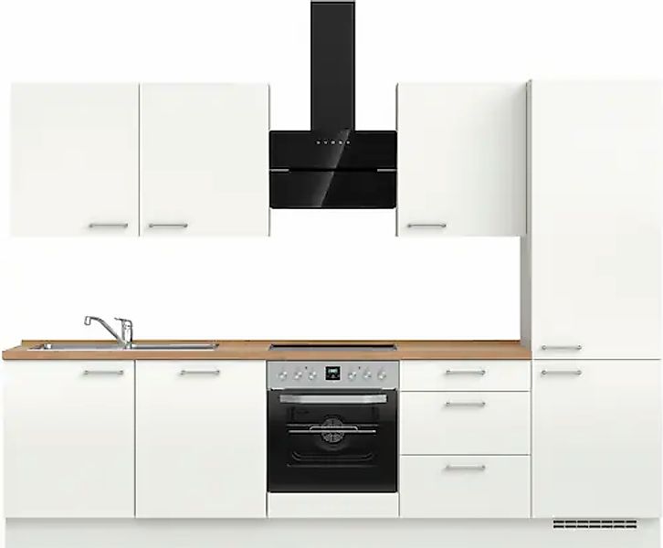 nobilia® Küchenzeile »"Laser II"«, vormontiert, Ausrichtung wählbar, Breite günstig online kaufen